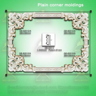 China Polyurethane cornice moulding for ceiling corner for sale