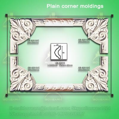 China Polyurethane cornice moulding for ceiling corner for sale