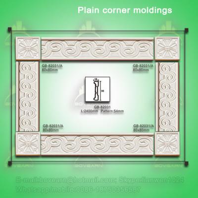 China High Density Architectural PU Decorative Corner Moulding for sale