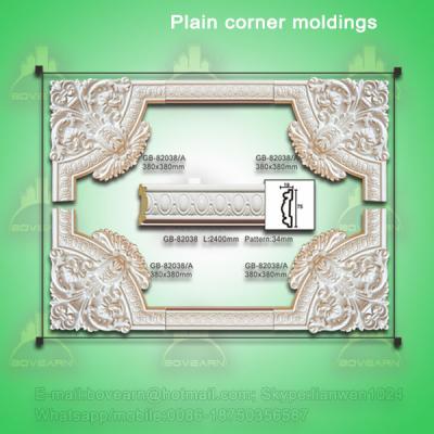 China High Density Architectural PU Decorative Corner Moulding for sale