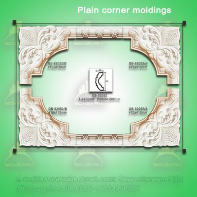 China High Density Architectural PU Decorative Corner Moulding for sale