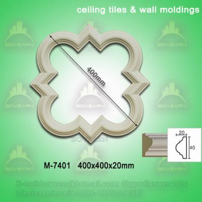 China New style decorative PU ceiling tiles/wall mouldings for sale