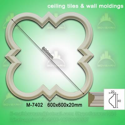 China New style decorative PU ceiling tiles/wall mouldings for sale