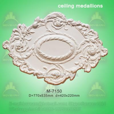 China Ceiling Centre Decoration Plaster Of Paris Ceiling Medallions for sale