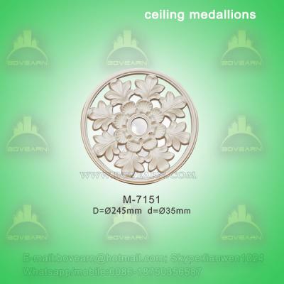 China Ceiling Centre Decoration Plaster Of Paris Ceiling Medallions for sale