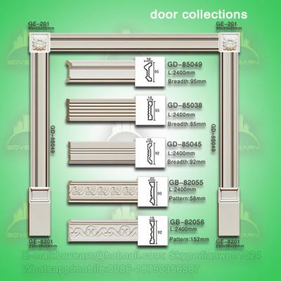 China Classic european style PU door lintel moulding for sale