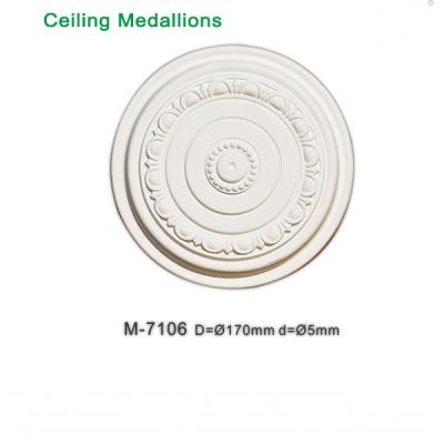 China Hotsale European style PU Ceiling medallion for house and church decoration Interior color customized for sale