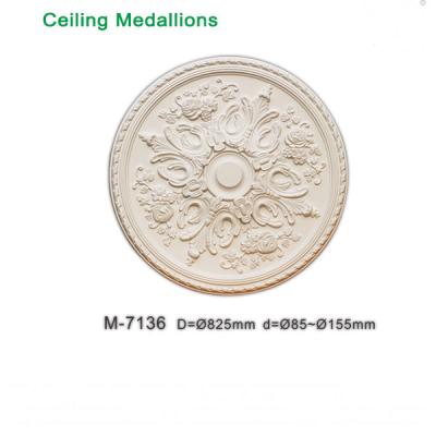 China Ceiling Centre Decoration PU Ceiling Roses Medallion easy installing for sale