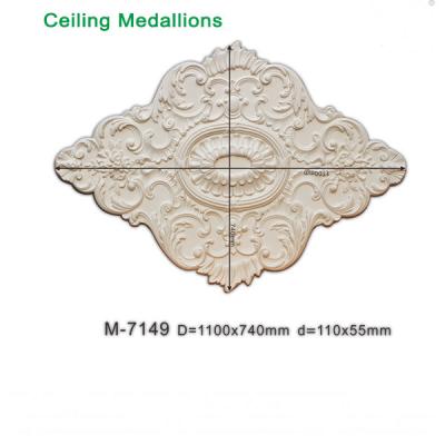 China American PU foam Ceiling fan holder / ceiling medallion for interior decorating for sale