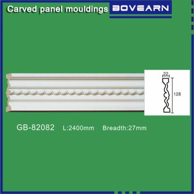 China Polyurethane chair rail moulding white primed color customized OEM accepted for sale