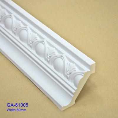 China Modern house decoration pu cornice moulding carve molding for sale