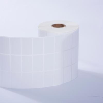 China COMPATIBLE adhesive sticker paper PET sticker for thermal transfer tape label for sale