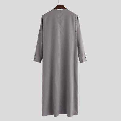 China Linen Islamic Clothing New Long Sleeve Moroccan Muslim Men's Clothing for sale