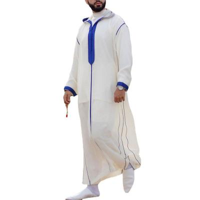 China 2021 Polyester dubai malaysia muslim thobe islamic clothing for men hoodie for sale