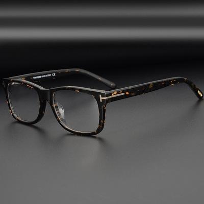 China All New TF Acetate Glasses Frame Round Optical Frame Tortoise Square Glass Frame for sale