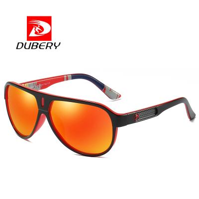 China New fashion DUBERY sunglasses foreign trade polarized sports driving sunglasses hot sale printing glasses D163 for sale