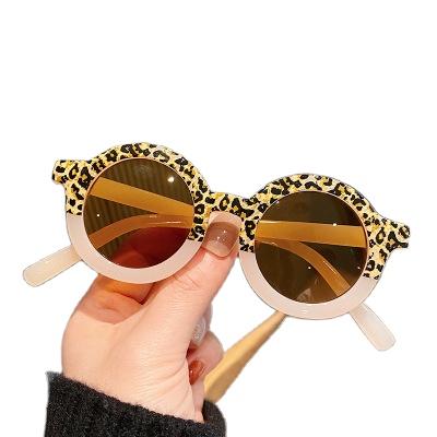 China Fashion Sunglasses Shape Round Sunglasses Children Brand Comfortable Light Frame Kids Designer Personality Glasses for sale