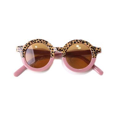 China Fashion Sunglasses Shape Round Sunglasses Children Brand Comfortable Light Frame Kids Designer Personality Glasses for sale