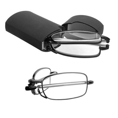 China Fashion Folding Reading Glass Rotation Retractable Portable Monocle +1.0 +1.5 +2.0 +2.5 +3.0 +3.5 +4.0 for sale