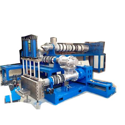 China Recycle Line Plastic Extruder Mini Plastic Lab Twin Screw Extruder Machine Screw Design Double-screw Washing Line for sale