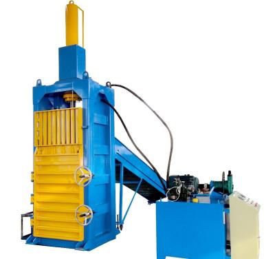 China Hydraulic Truss Vertical Cardboard Box Baling Press / Scrap Paper Baler Machine for sale