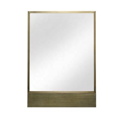 China CLASSIC Decorative Stainless Steel Sight Wall Gold Mirror Makeup Mirror Wall Mount for sale