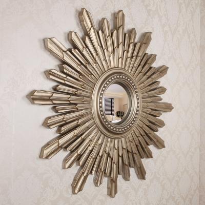 China Morden Factory Supply Discount Price Accent Mirror Polygon Luxury Vintage Mirror For Home Decor for sale