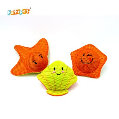 China Viable Training Toy Competitive Price Plastic Dog Toy Mesh Dog Ball for sale