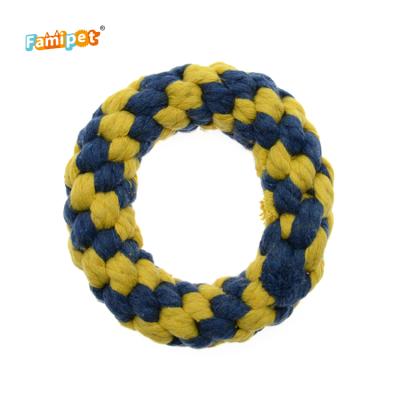 China Wholesale Viable Ring Shaped Rope Sounding Bite Dog Swimming Resistant Toy for sale