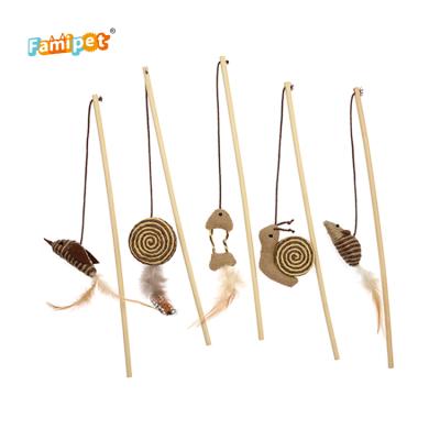 China Cat Toy Set Wholesale Cheapest Funny Interactive Viable Cat Stick Cat Toy for sale