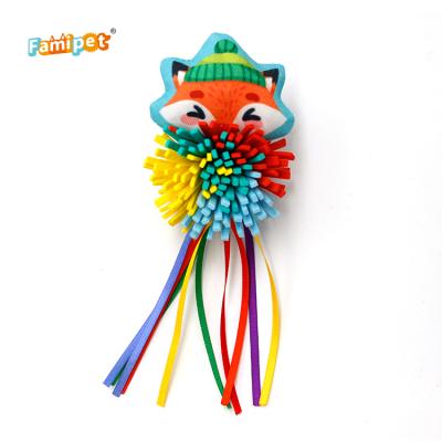 China Cat Toys Colorful Design Cat Innocuous Viable Toy Profession Design Luxury Dress Up Flower Cat Toys for sale