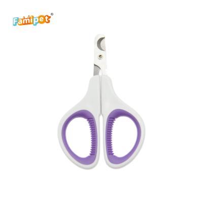 China Viable Nail Scissors China Manufacture Portable Cat Nail Scissors Grooming for sale