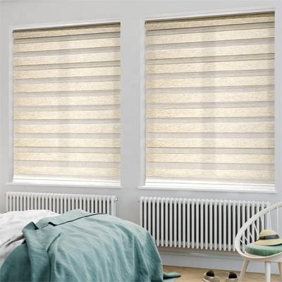 China 100% European Plug & Play Eco-Friendly Style Blackout Blinds Manual Zebra Blinds for sale