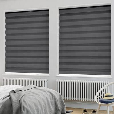 China Eco-friendly Decoration Cinema Home Curtain Wifi Blinds Zebra Manual Blinds Hotel Project for sale