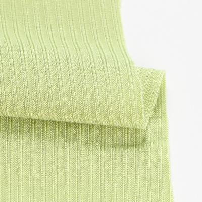 China JH1027 China Factory Hot Selling Anti Pill Rayon Spandex 2*2 Rib Knit Comfortable Stretchable Double Sided Fabric For Clothing Dress for sale