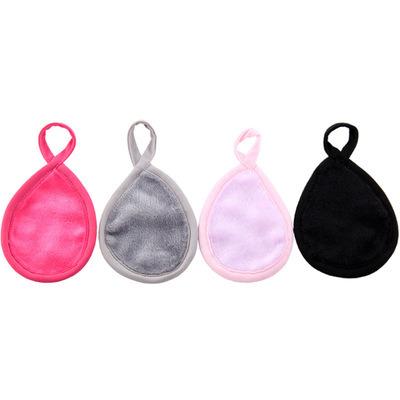 China Sustainable Easy Carry Microfiber Face Cloth Makeup Remover Towel With Mesh Bag for sale