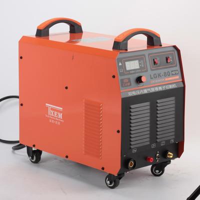 China Hotels LGK 80 DC 380V Inverter Air Plasma Cutter Three Phase Portable Arc Welded Plasma Cutter With Pilot Arc for sale