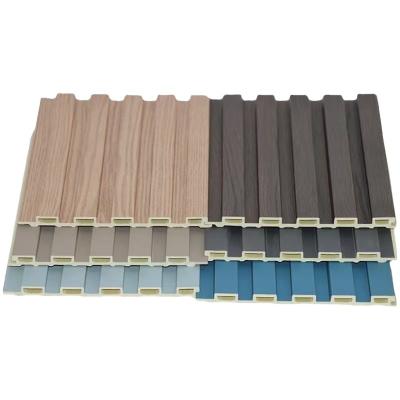 China Traditional Wood - Plastic Composite Wall Panel Decoration Interior Wood - Plastic Wall Cladding for sale