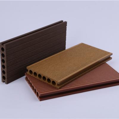 China Eco-friendly Easy Installing Plastic Composite Decking Boards Outdoor China Wood Decking Wpc for sale