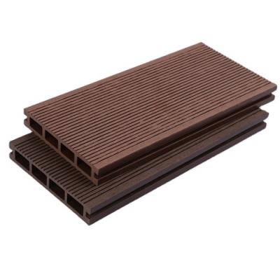 China Eco-friendly Easy Install Cavity WPC Wood Plastic Composite Decking Anti-moisture Floor Boards For Outdoor/Garden/Balcony/Patio/Terrace for sale