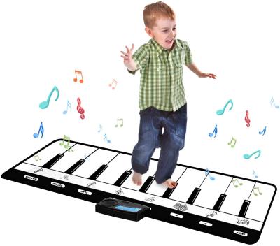 China 10 Demo Songs Electronic Piano Musical Mat 8 Musical Instruments and 5 Rhythm Pad Children's Mat Education Smart Toy Dancing Game Playing Modes 10 Keys Keyboard for sale