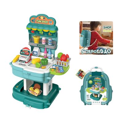 China DIY Pretend Play Kids Early Education Diy 3 in Backpack Baking Set Other Pretend Play and Toy Kitchen Preschool for sale