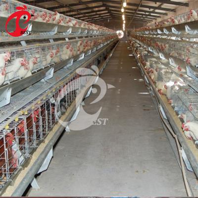 China Chicken Farm Supplier Best Steel Frame Egg Layer Chicken Cage Poultry Farm House Design For Sale In Kenya for sale