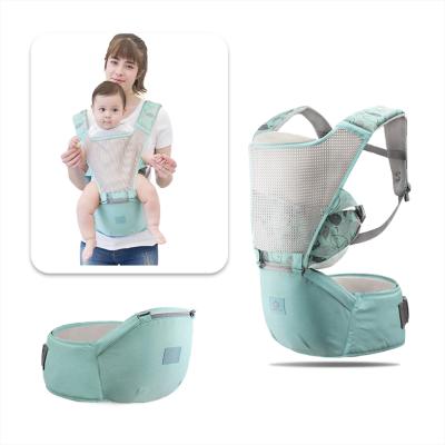 China Fashionable 3D Lumbar Loop Custom Made Knit Dropshipping Private Label Lightweight Breathable Foldable Baby Carrier for sale