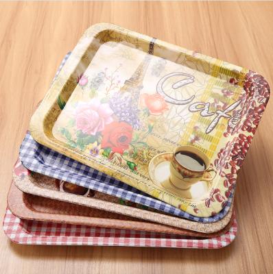 China Eco - Friendly Rectangular Plastic Charger Dish Wholesale Plate Dishes for sale