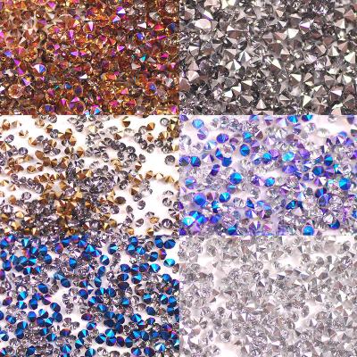 China Glass and Crystal Chips For Nail Accessories Diamond Water From China Diamond Crystal Glass Wholesale Mini Glass for sale