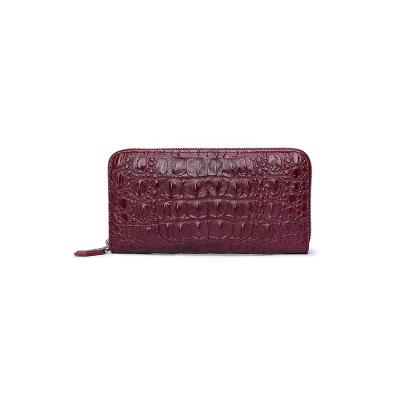 China 2022 Fashion Portable Hot Selling Luxury Design Genuine Crocodile Leather Ladies Purse Long Women Wallet for sale