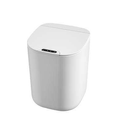 China Disposable Intelligent Auto Contactless Rectangular Smart Waste Bins Refillable Trash Bin for sale