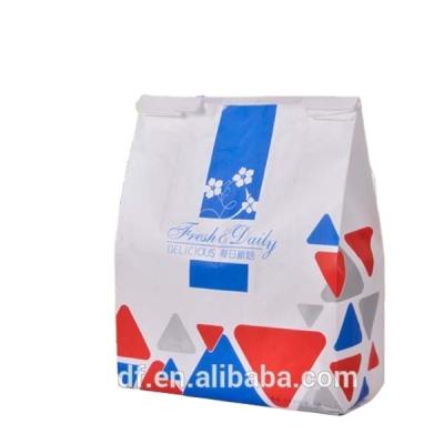 China Recyclable Kraft Paper Bag French Bread Paper Bag With Window Bakery Paper Bag for sale