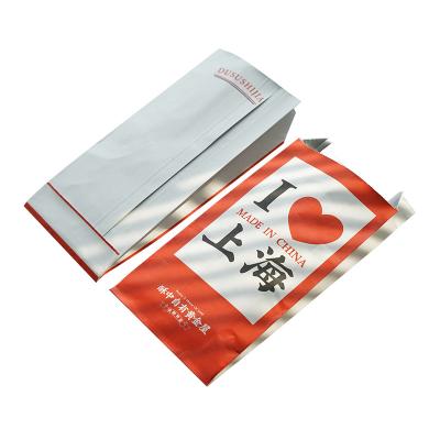 China Recyclable Greaseproof Aluminum Foil SOS Bag Tea Bags With Logo Printing for sale